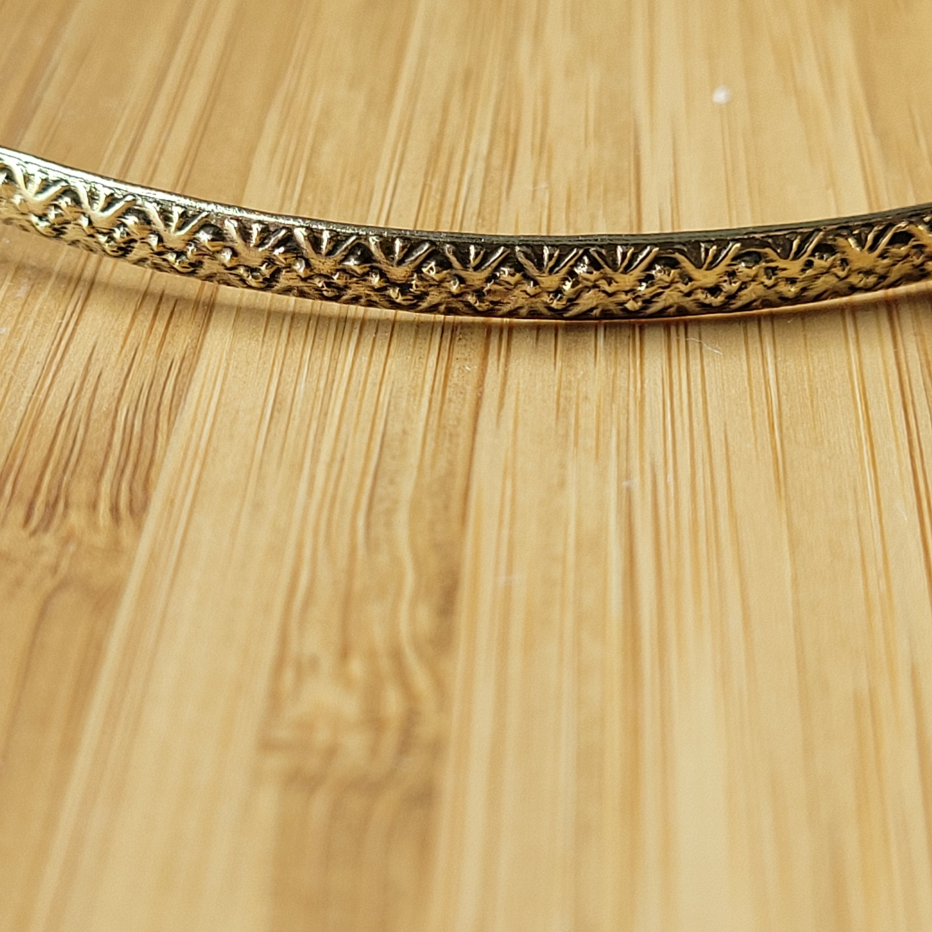 Premium Brass Arm band labradorite