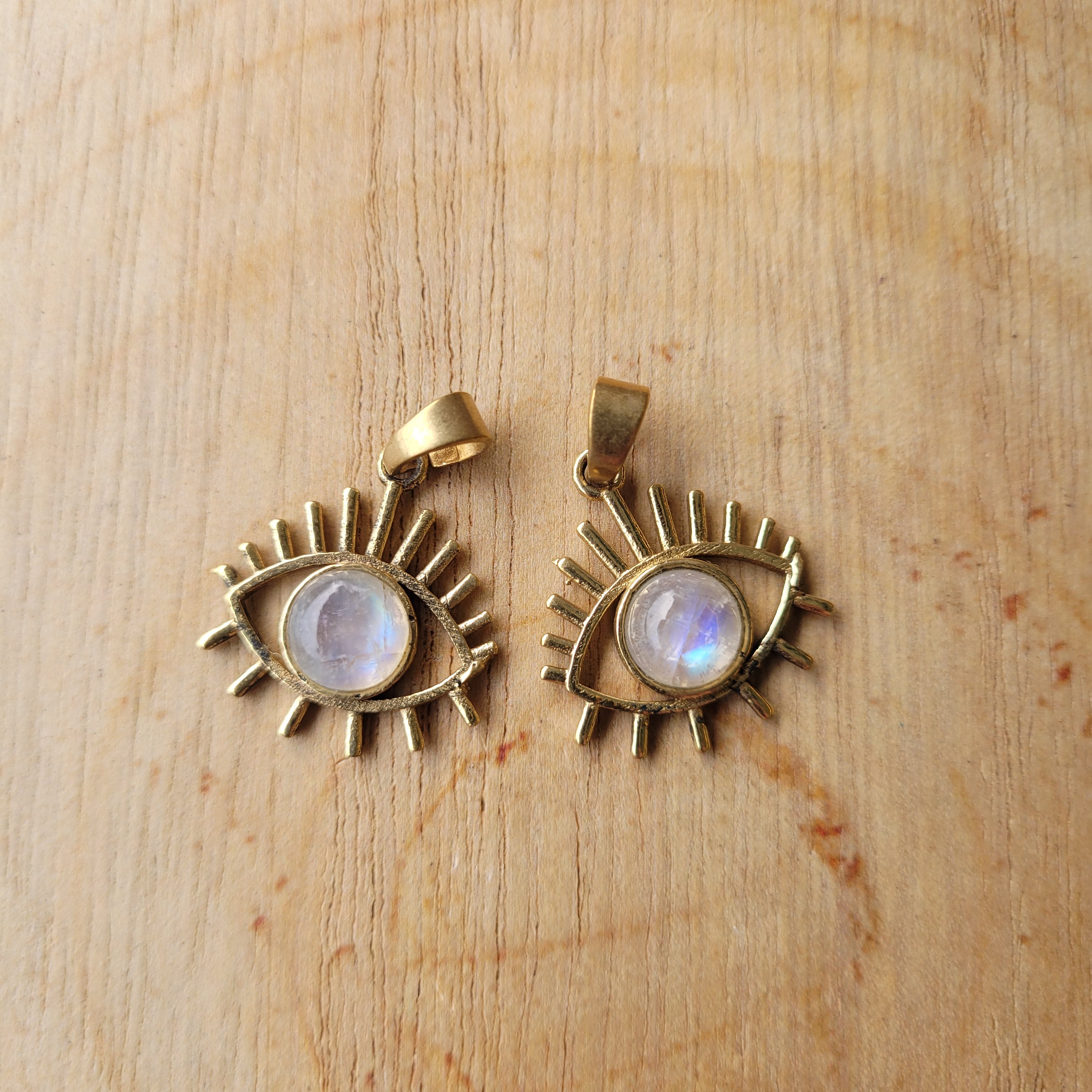 Premium Brass Earrings Hamsa/ Evil Eye