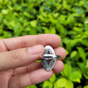 Sterling Silver 925 Statement Ring Moonstone MS01