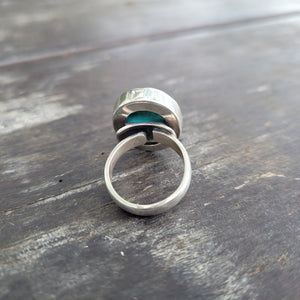Sterling Silver Statement Ring Turquoise TUR01