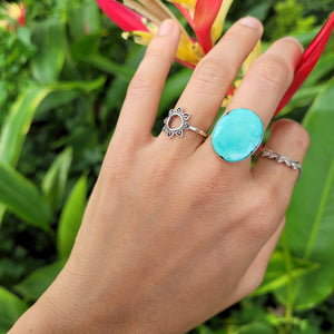 Sterling Silver Statement Ring Turquoise TUR01