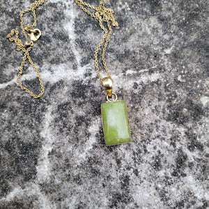 Brass Statement Pendant Serpentine