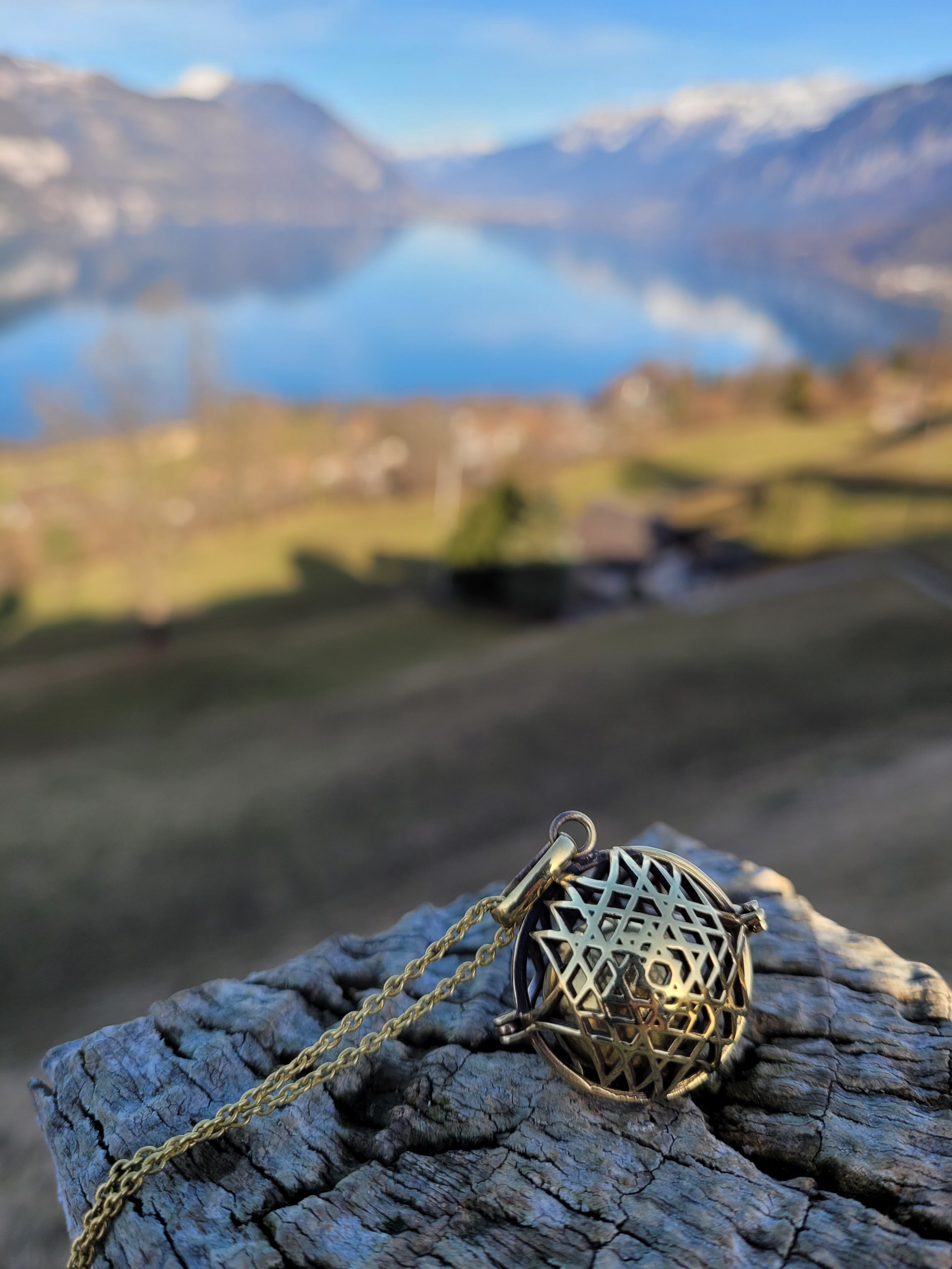 Harmony Ball Pendant Diffuser Sri Yantra