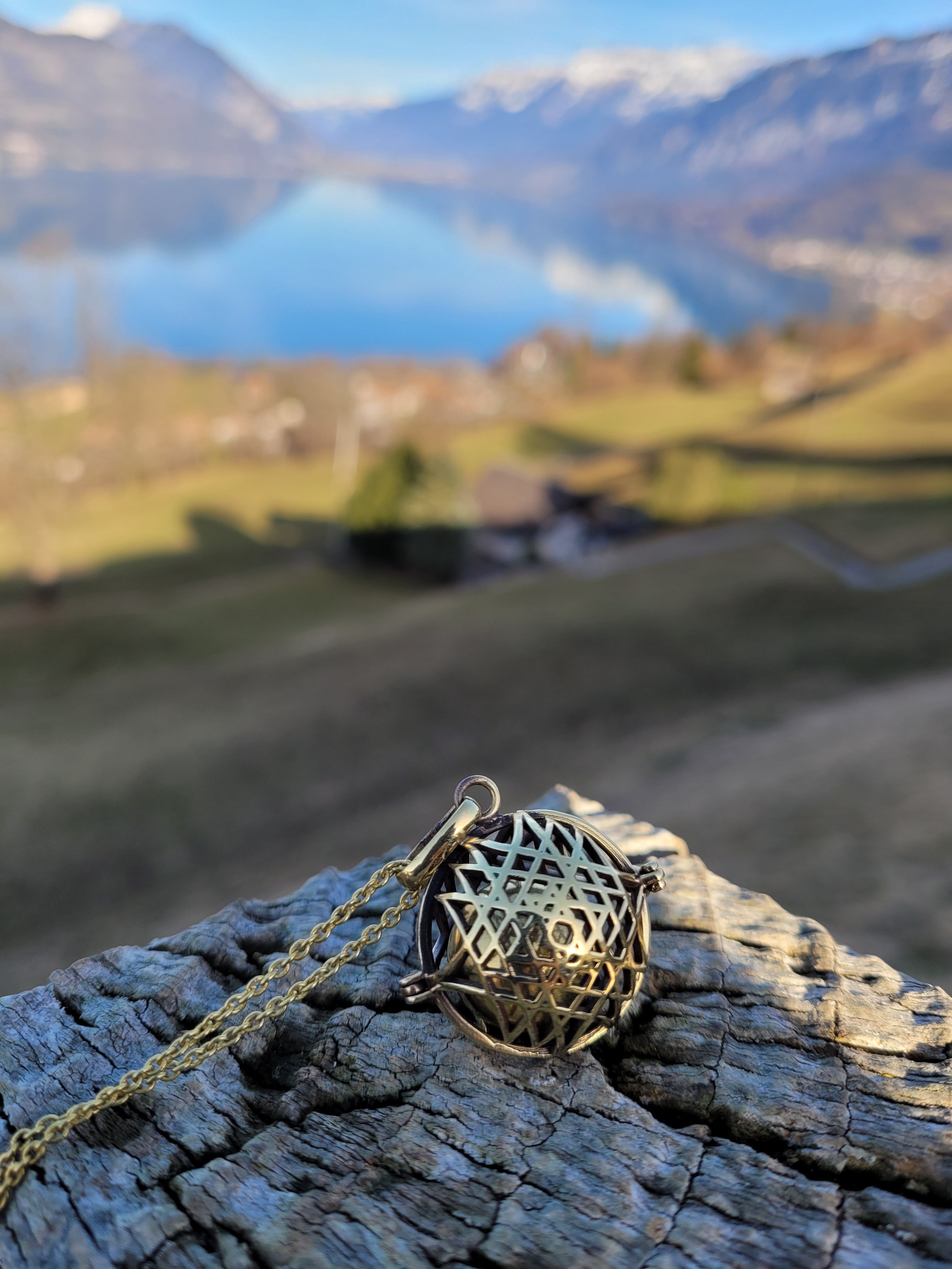 Harmony Ball Pendant Diffuser Sri Yantra