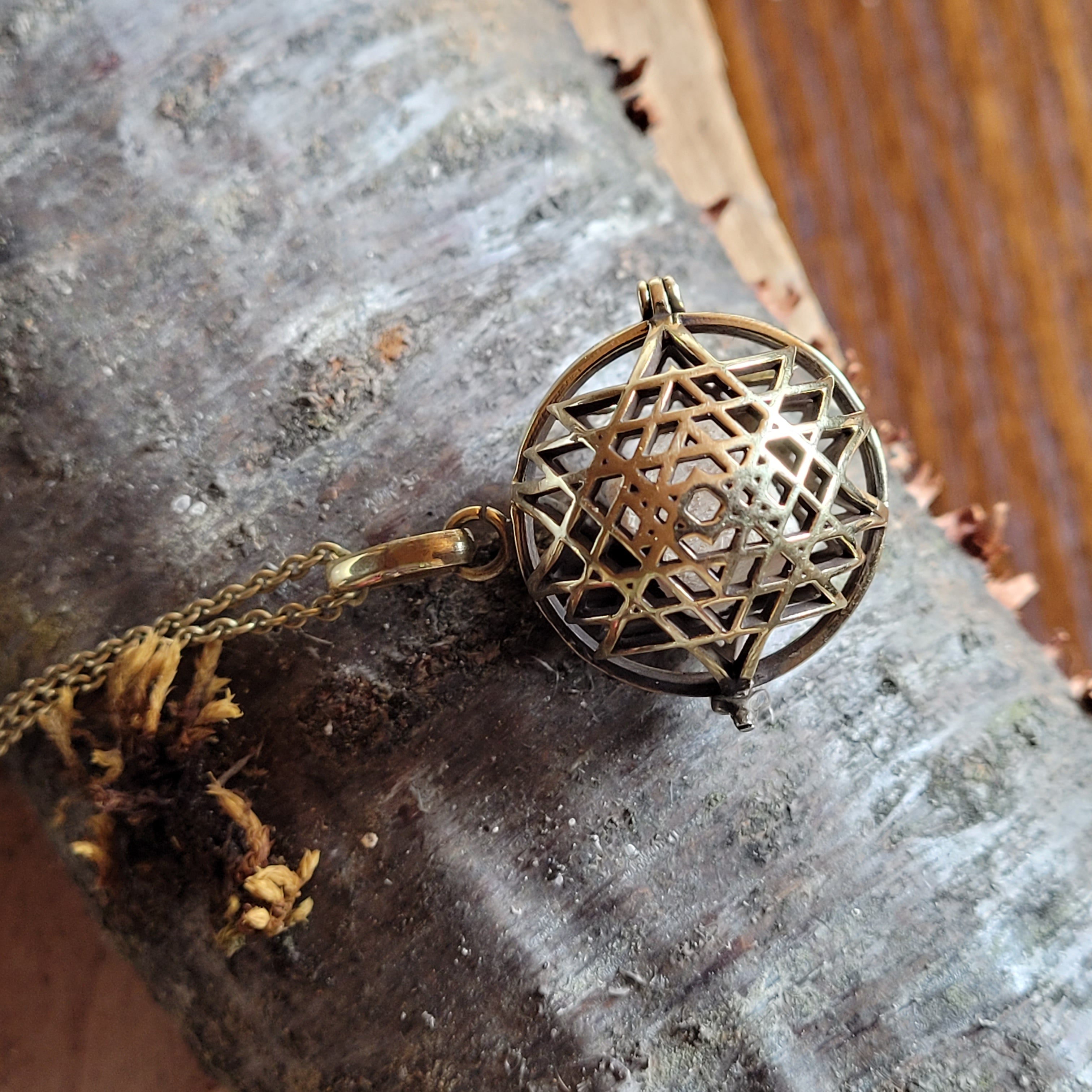 Harmony Ball Pendant Diffuser Sri Yantra