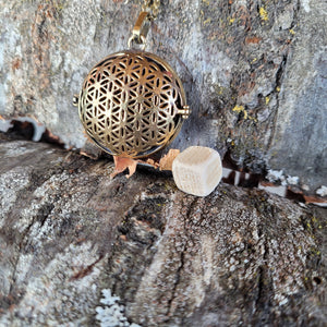 Harmony Ball Pendant Diffuser Flower of Life Vesica