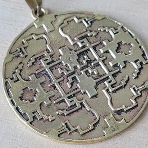 Premium Brass Pendant Shipibo