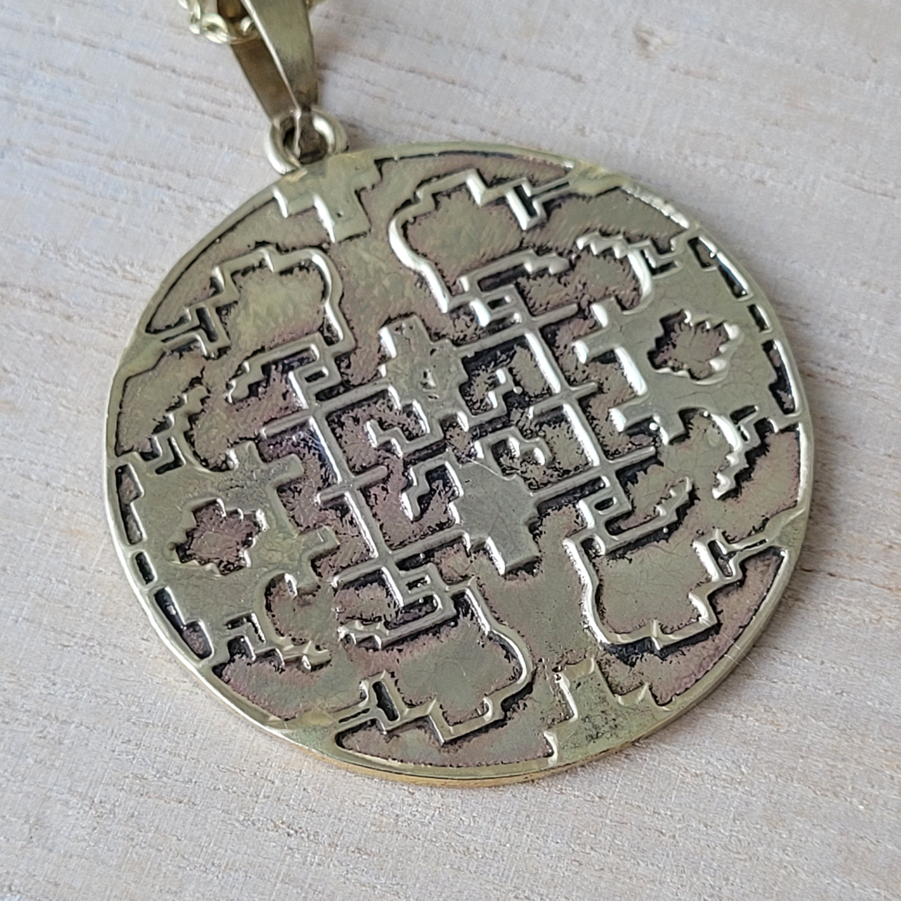 Premium Brass Pendant Shipibo