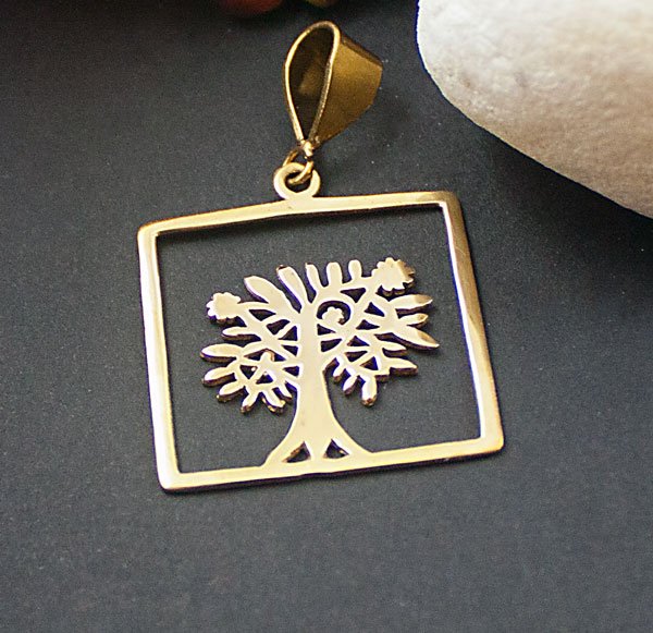 Premium Brass Pendant Tree of Life