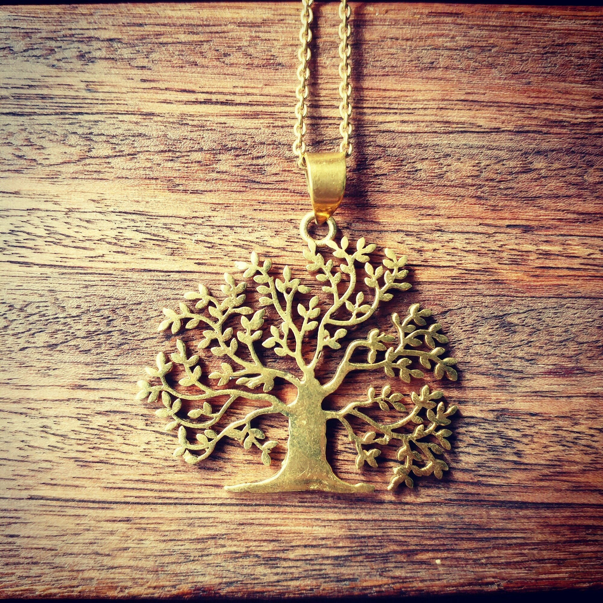 Premium Brass Pendant Tree Of Life