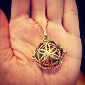 Harmony Ball Pendant Diffuser Seed of Life