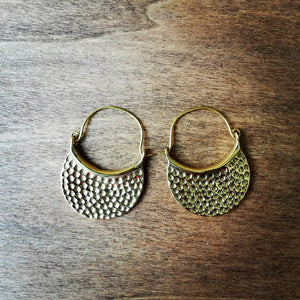 Premium Brass Hoop Earrings Dina