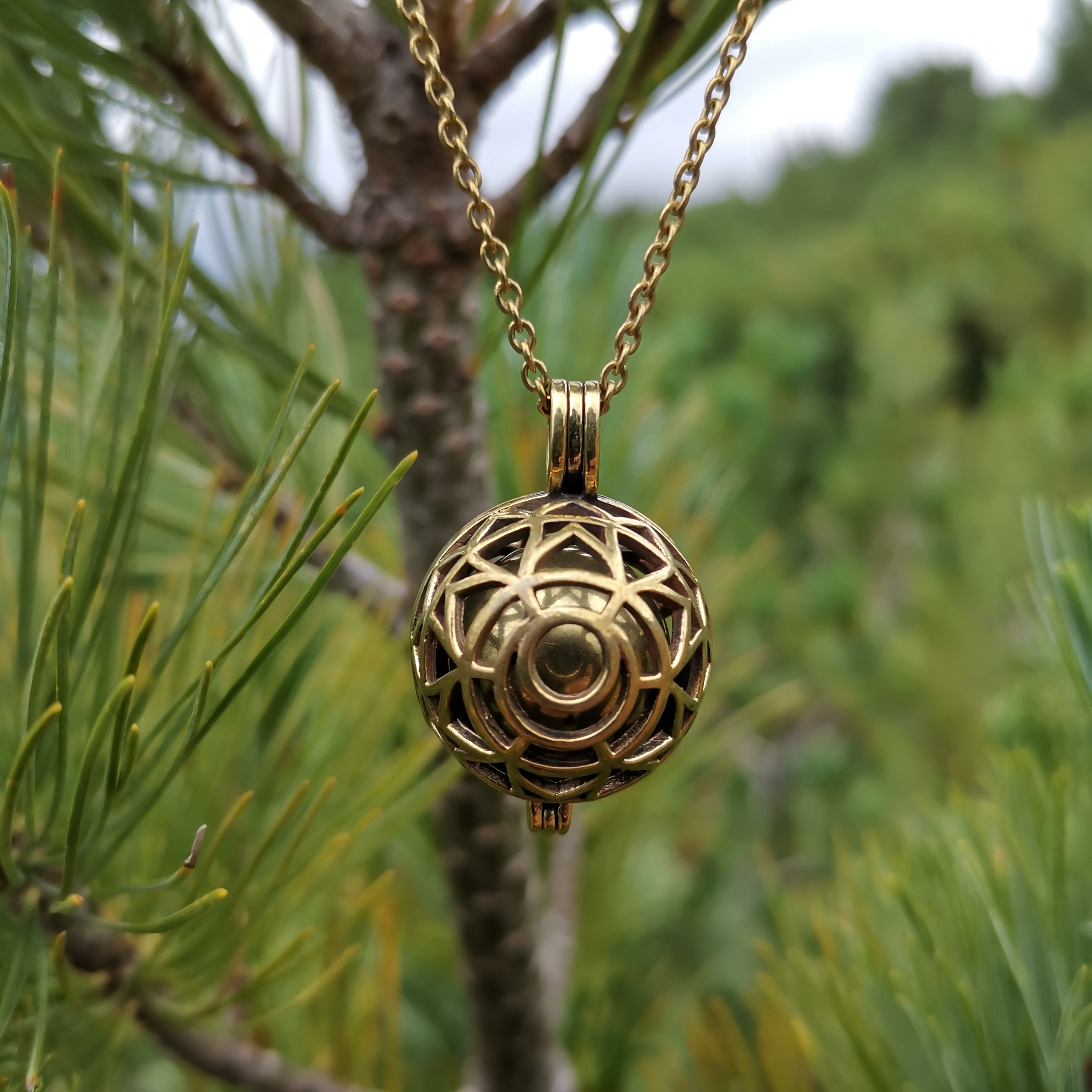 Harmony Ball Pendant Diffuser Swadhisthana Sacral Chakra