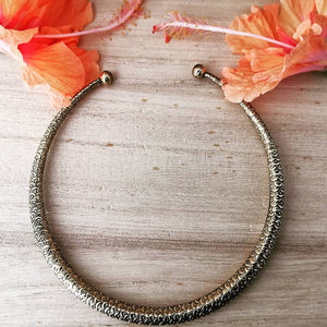 Premium Brass Neck Cuff Choker Medusa