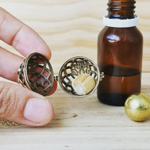 Harmony Ball Pendant Diffuser Hamsa