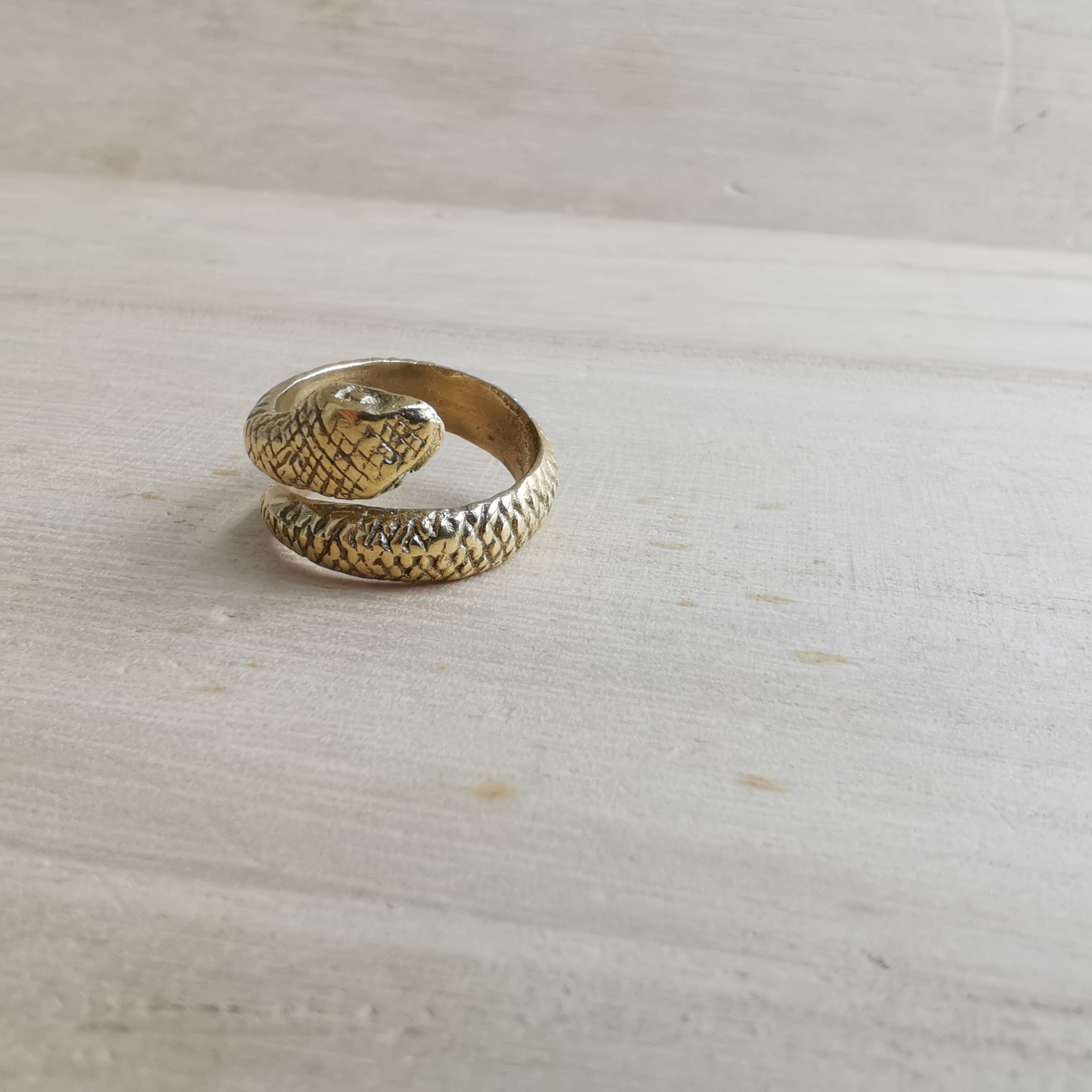 Premium Brass Ring Medusa