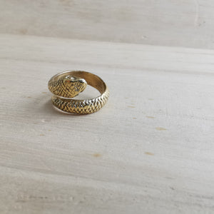 Premium Brass Ring Medusa