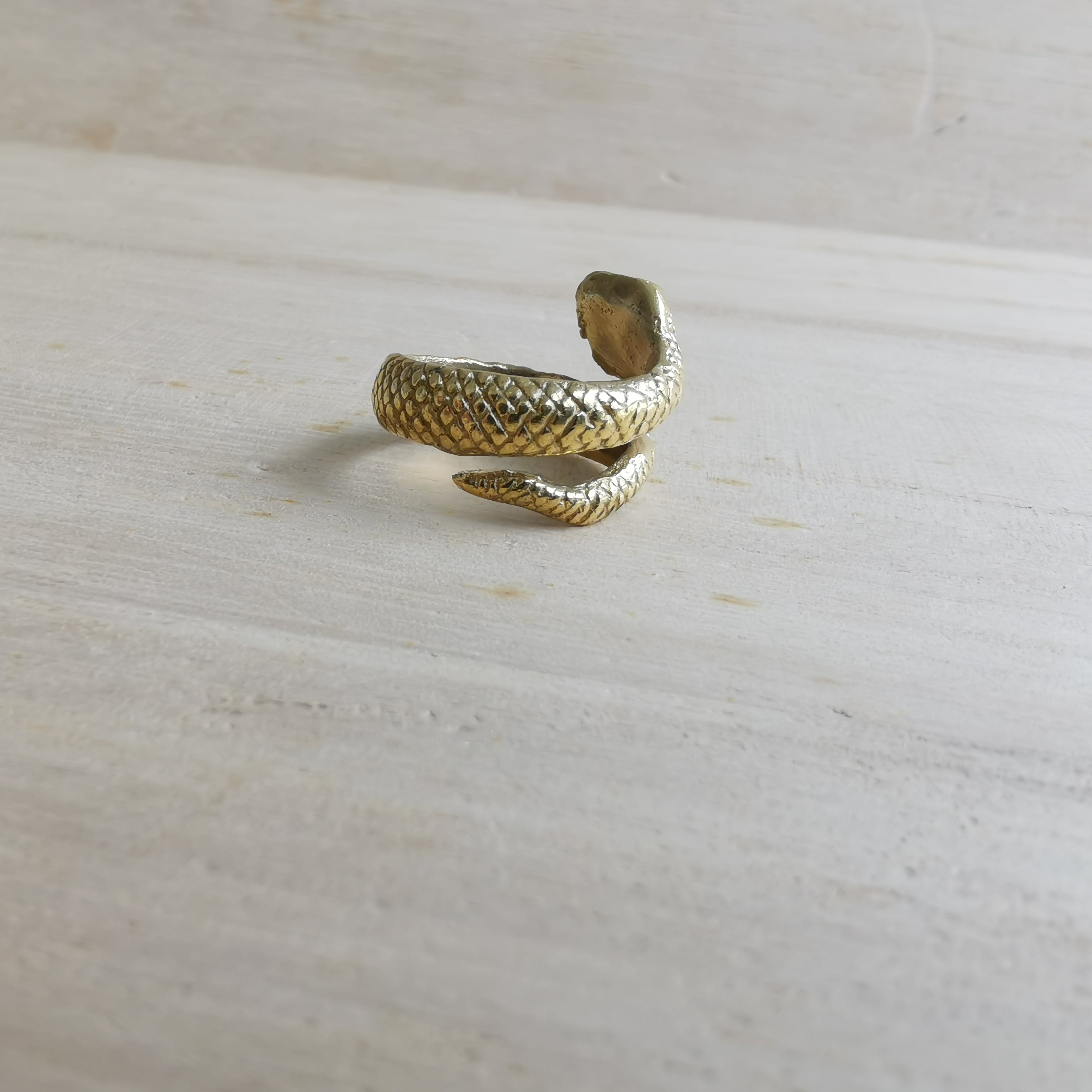 Premium Brass Ring Medusa