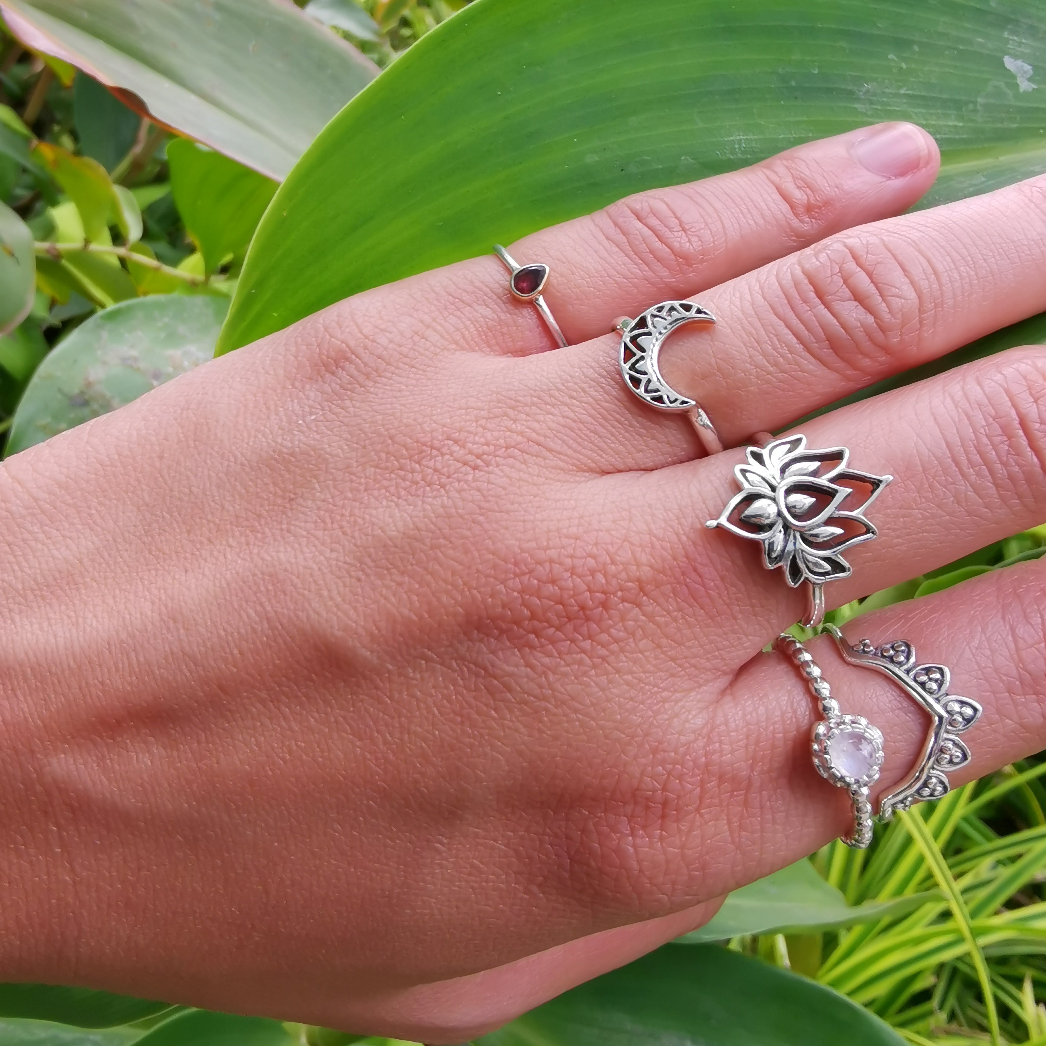 Sterling Silver 925 Stacking Rings Lacey