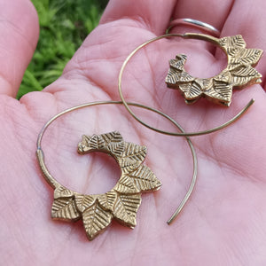 Premium Brass Spiral Earrings Shams (Small)