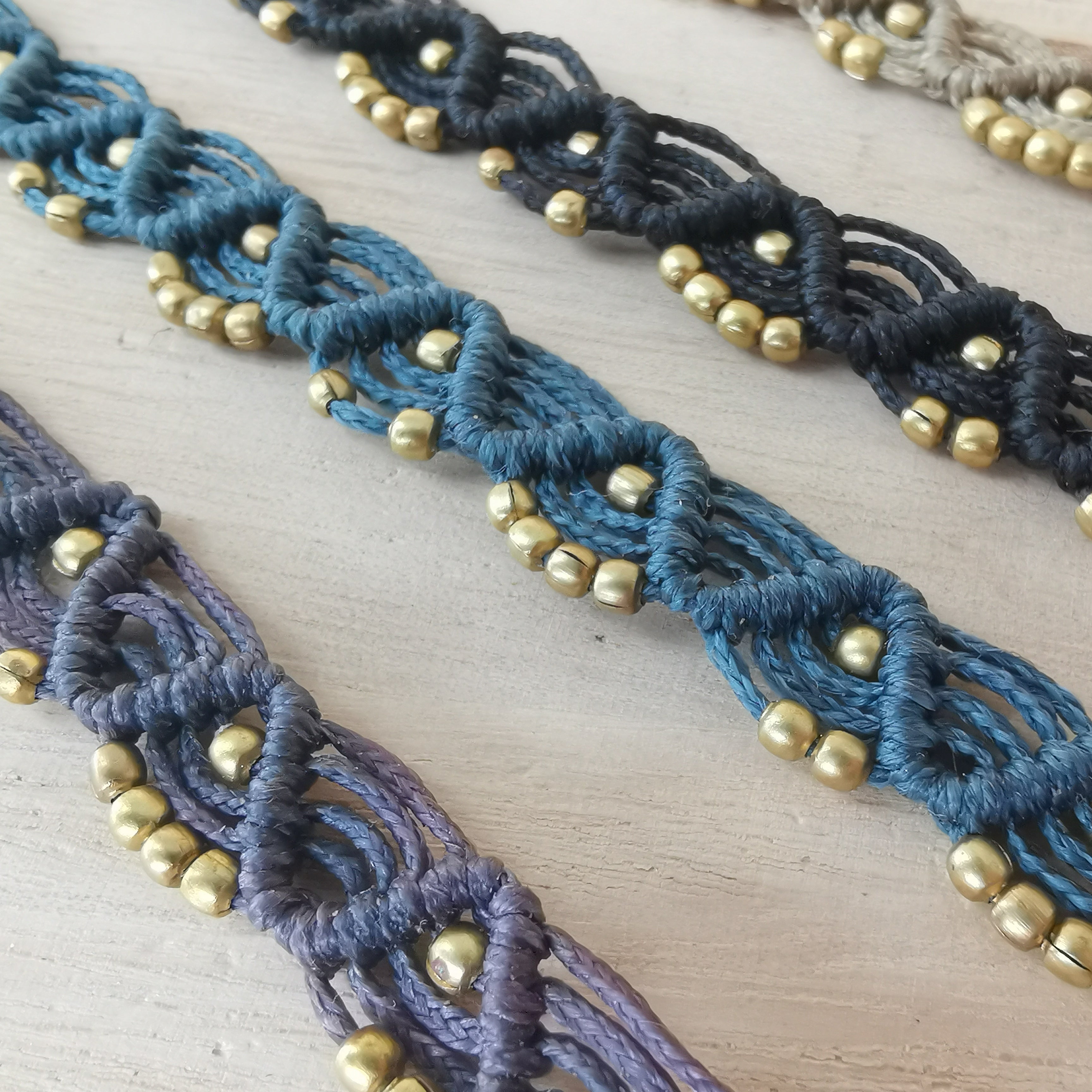 Macrame Gypsy Anklets
