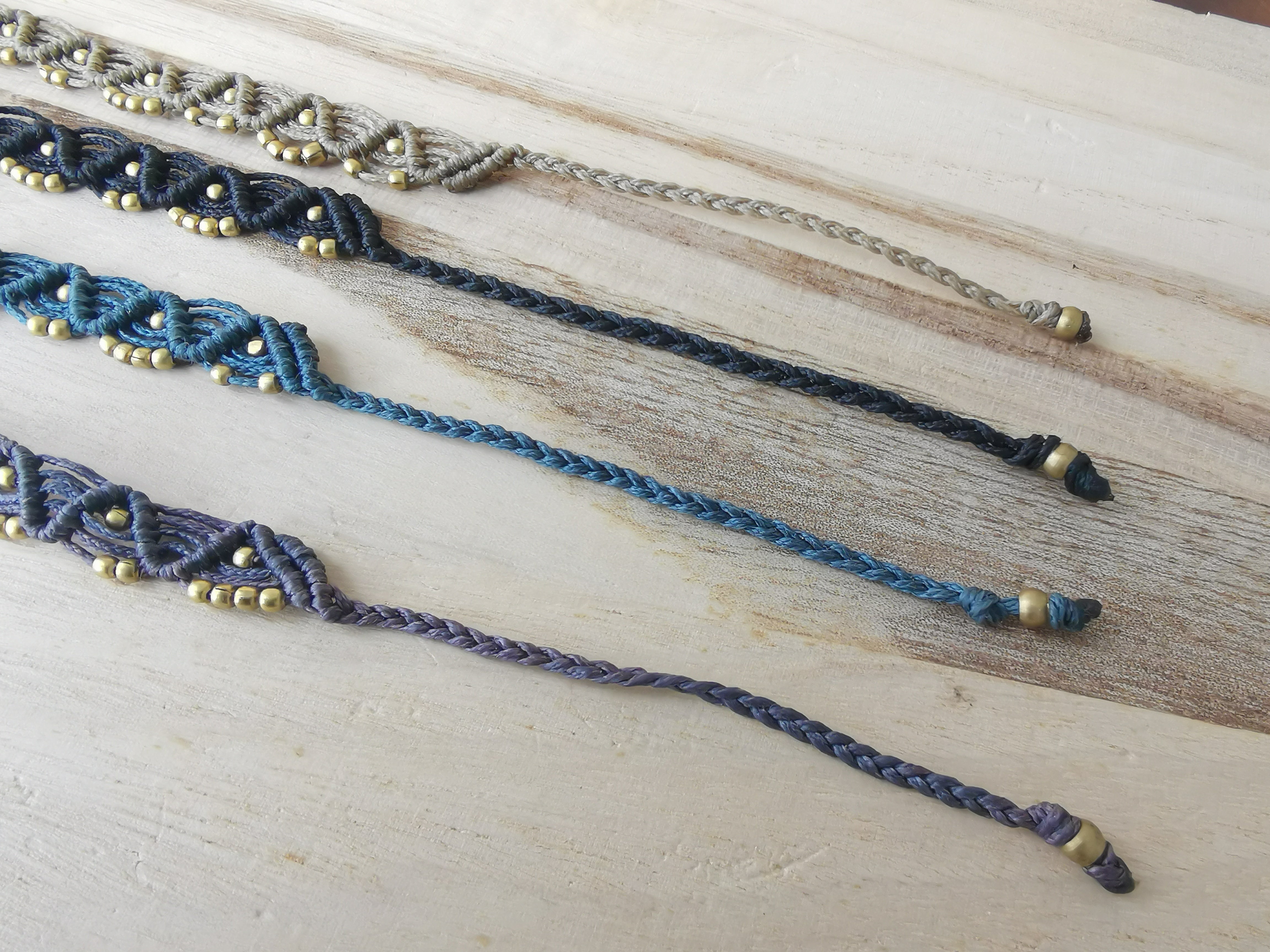 Macrame Gypsy Anklets
