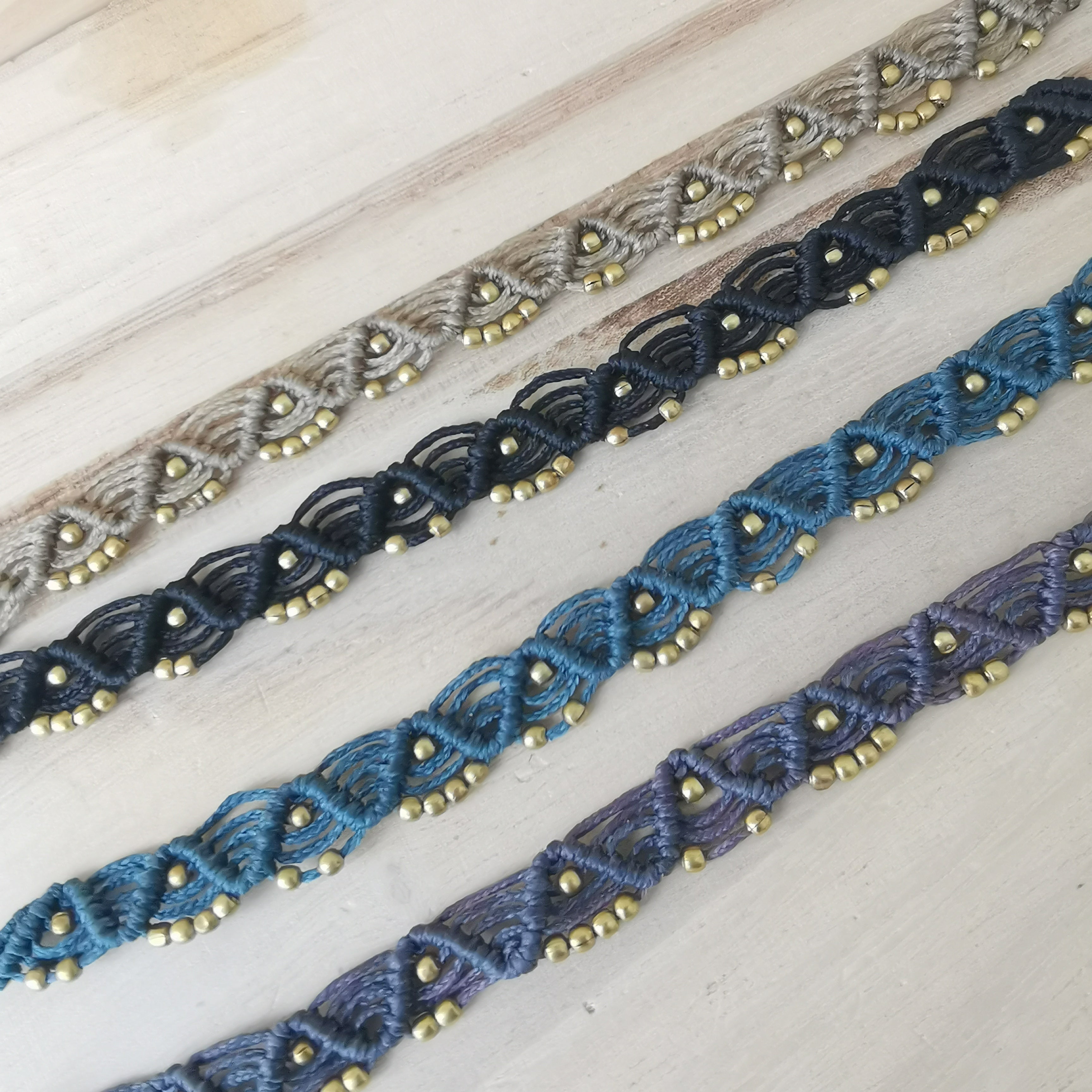 Macrame Gypsy Anklets