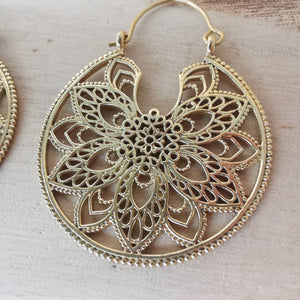 Premium Brass Hoop Earrings Soham