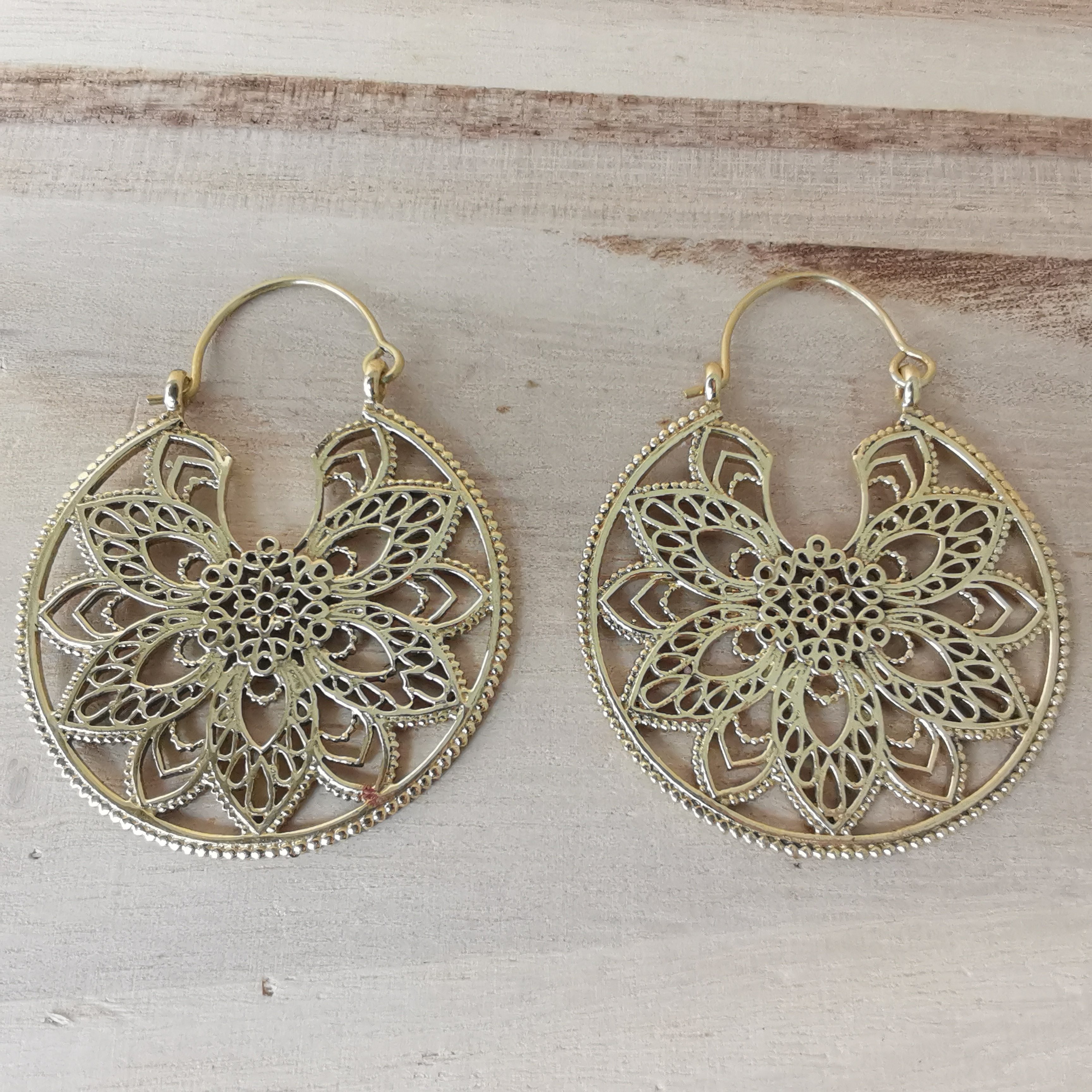 Premium Brass Hoop Earrings Soham