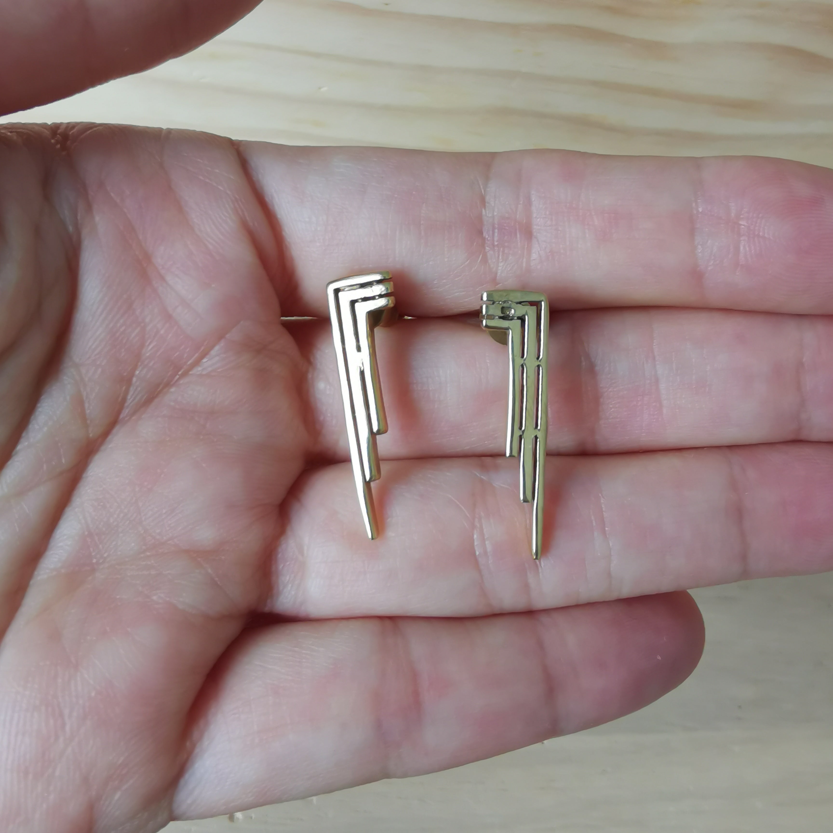 Premium Brass Studs Earrings Ka