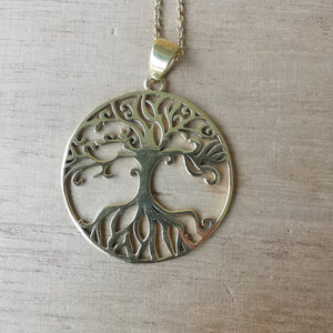 Premium Brass Tree of Life Pendant Shajara