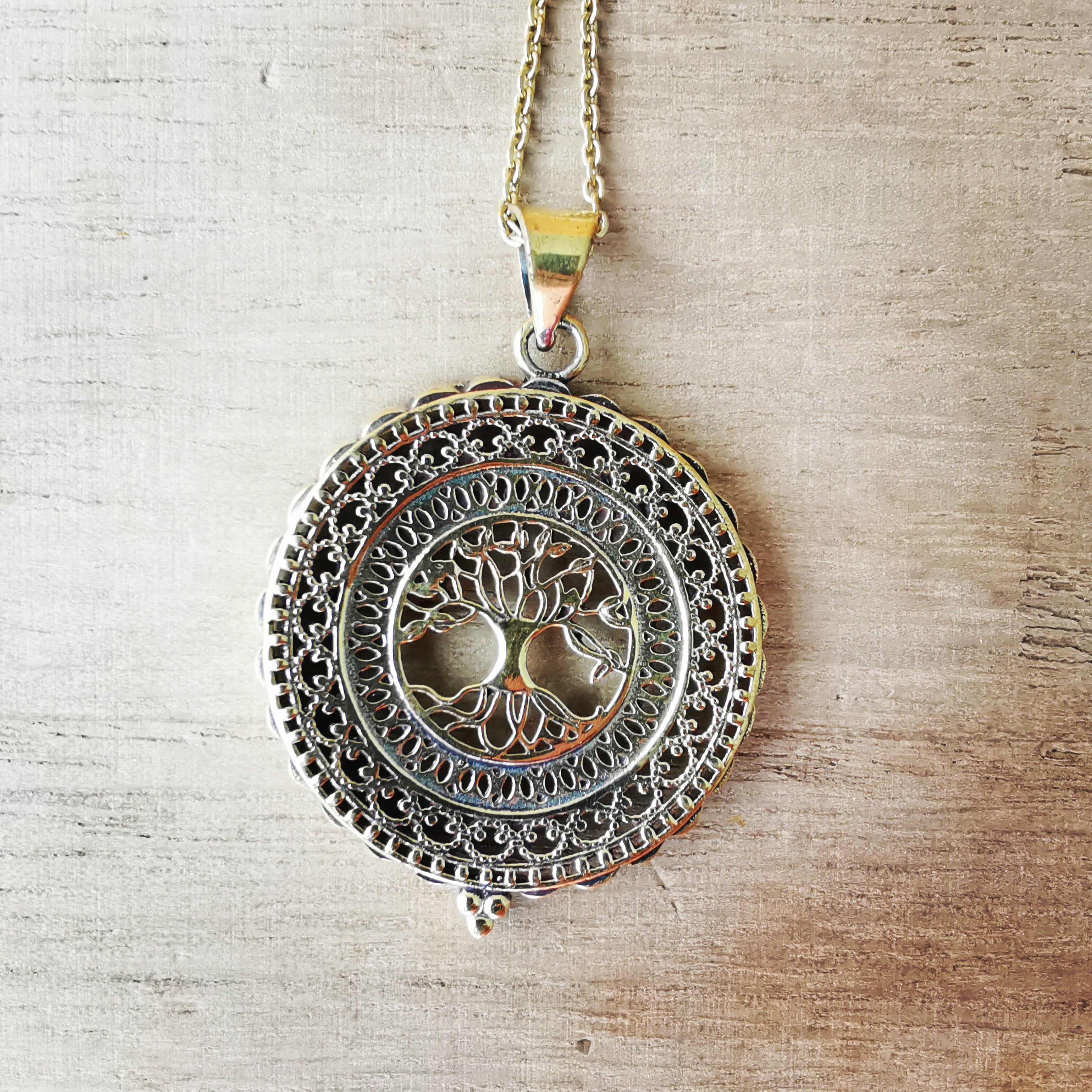 Premium Brass Tree of Life Pendant Arbor