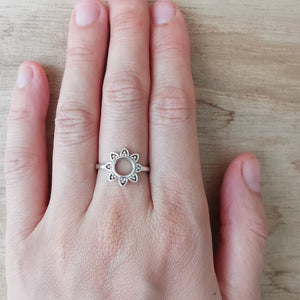 Sterling Silver 925 Stacking Rings Solar