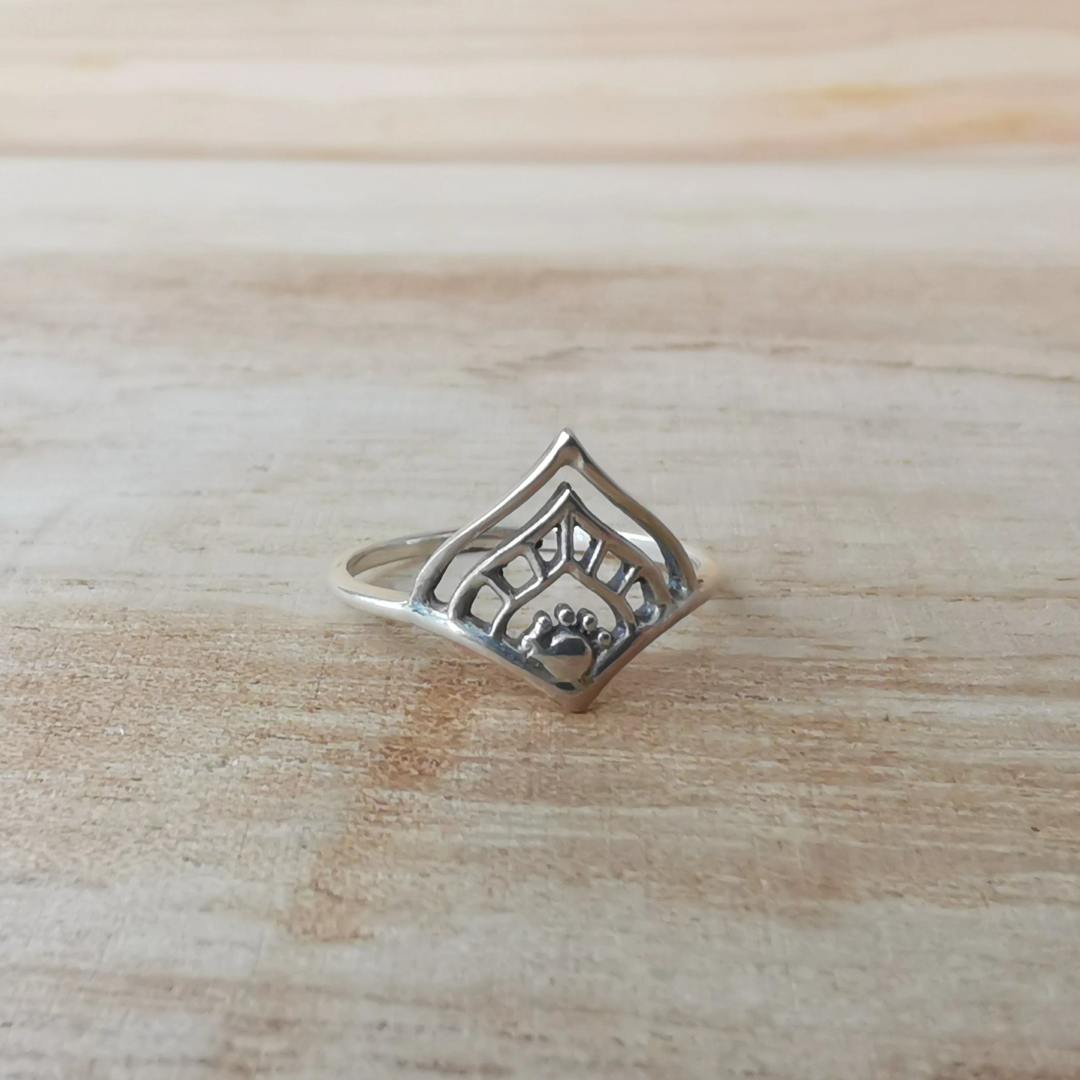 Sterling Silver 925 Stacking Rings Dahlia