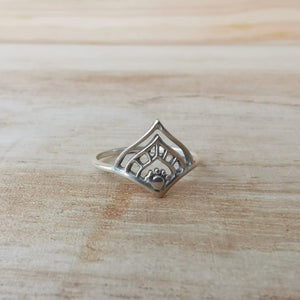Sterling Silver 925 Stacking Rings Dahlia