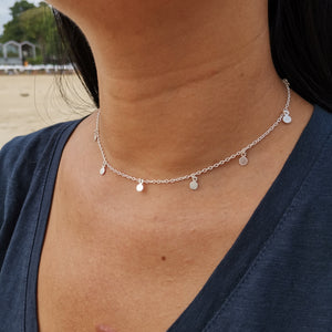 Sterling Silver 925 layering necklace Umbra