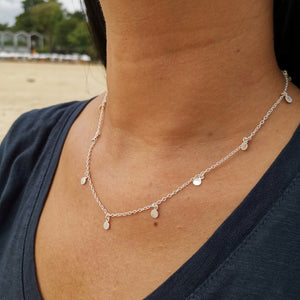 Sterling Silver 925 layering necklace Umbra