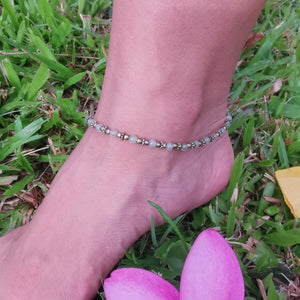Premium Brass Beaded Anklets