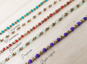 Premium Brass Beaded Anklets