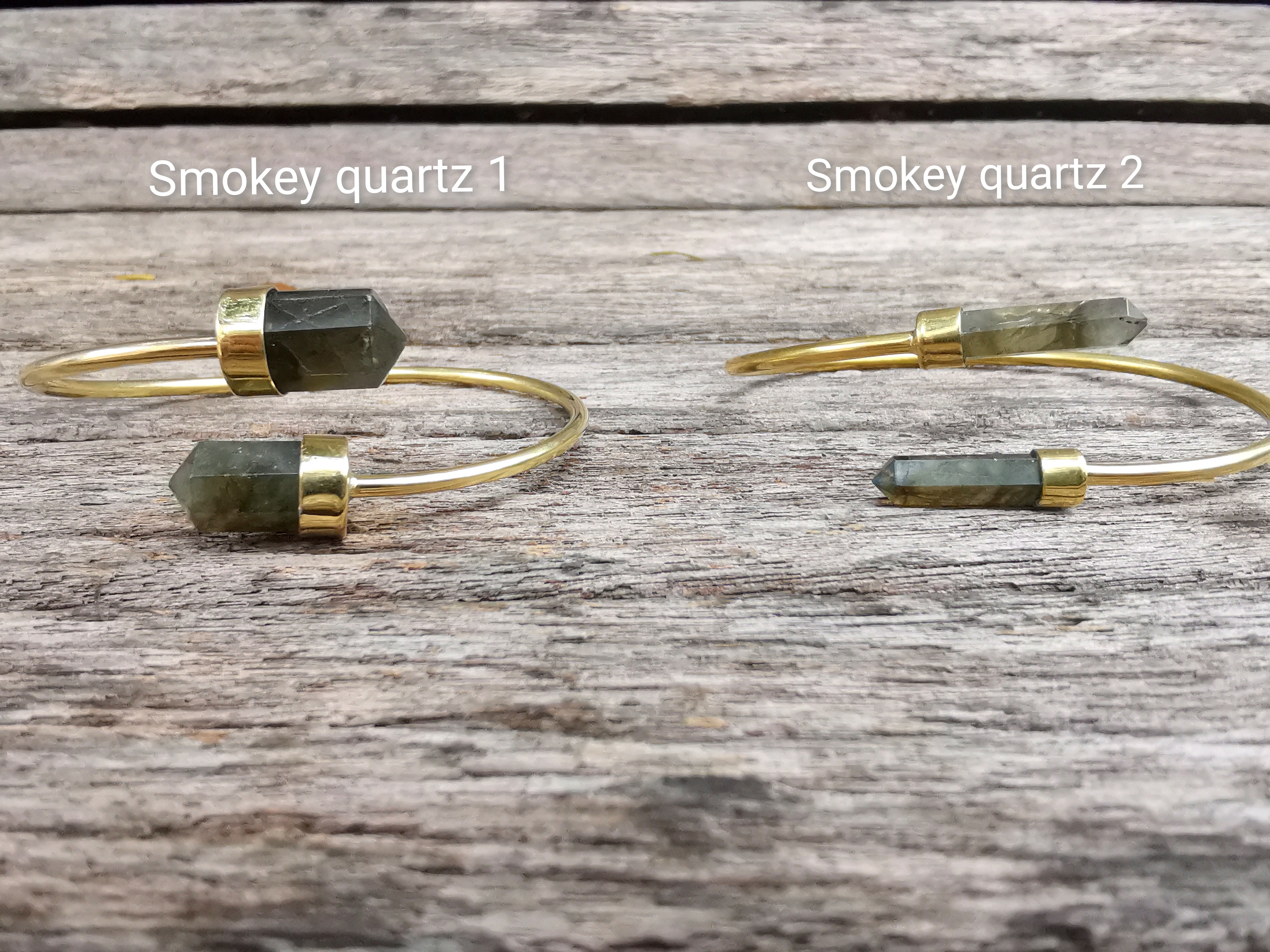 Premium Brass Bracelet Wand (various gemstones)