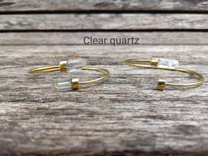 Premium Brass Bracelet Wand (various gemstones)
