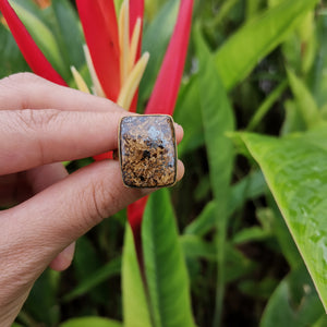 Premium Brass Statement Ring Bronzite