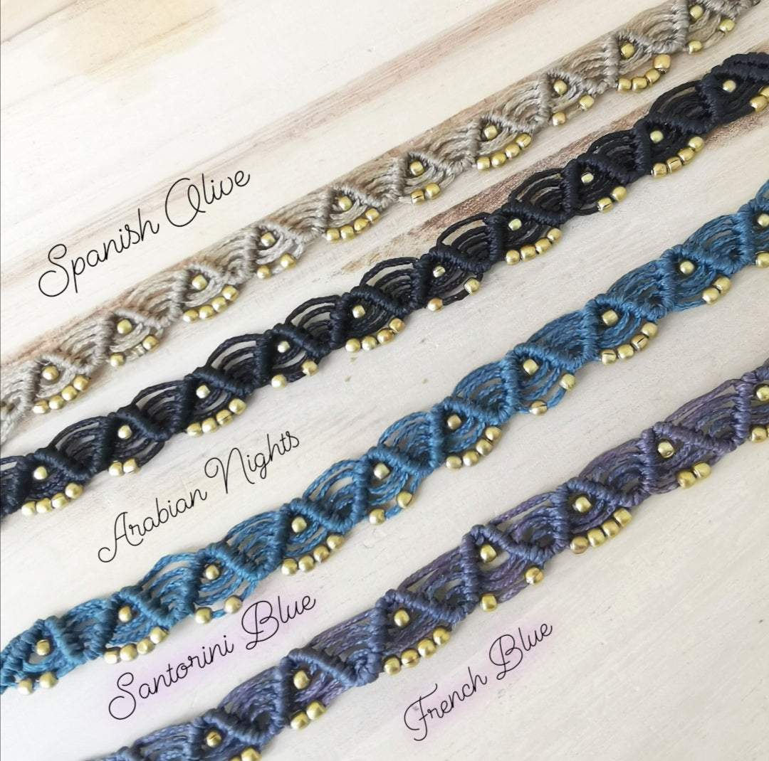 Macrame Gypsy Anklets