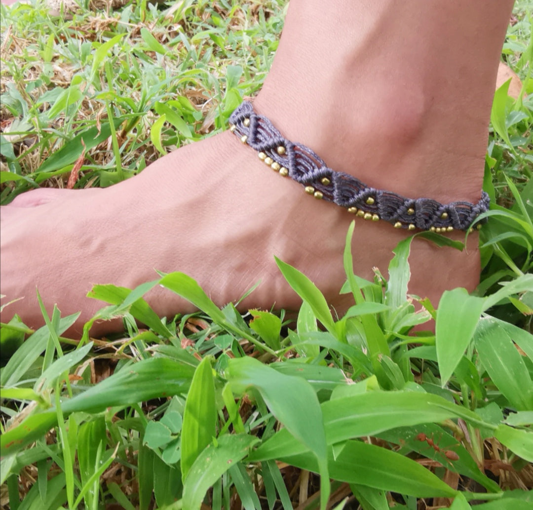 Macrame Gypsy Anklets